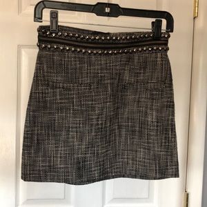 Tweed Mini Skirt
